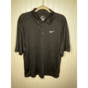 Nike Men's Black Dri-Fit Polo Shirt Size M